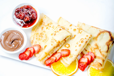 crêpe confiture et chocolat